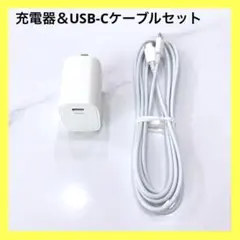 PD20W充電器とUSB Type-Cケーブルセット