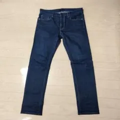 UNIQLO ユニクロ スリムフィットジーンズ セルビッジ 赤耳 カイハラデニム