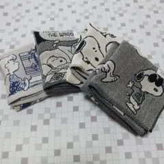 【新品】⑥　セット価格　スヌーピー　柄違い　ガーゼハンカチ　4点セット