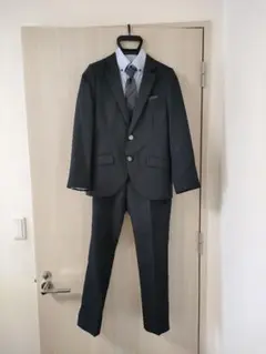 ☆美品☆ hiromichi nakano ブラック ストライプスーツ