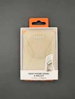 MOFT SNAP PHONE STAND & WALLET ベージュ