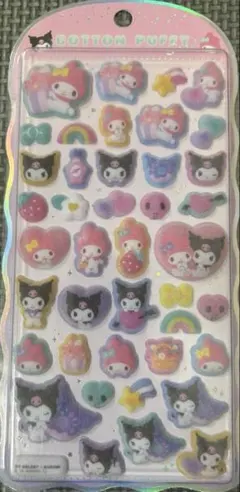 【正規品】 コットンパフィーシール マイメロ・クロミ