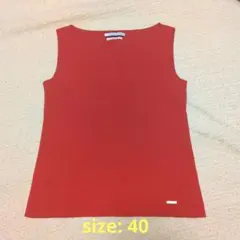 フォクシーニューヨーク ノースリーブ ニット 40のサムネイル
