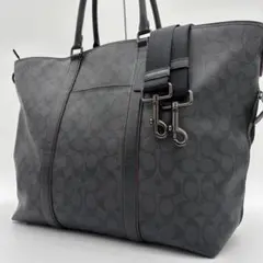 極美品COACH コンパスバッグ シグネチャー 2WAY ボストンバッグ 35