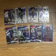 サッカー日本代表 トレーディングカード 8枚セット