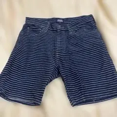 ストライプデザインカジュアルショートパンツ