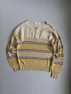 80s- Givenchy Gentleman henry neck knitのサムネイル