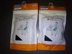 グンゼ Tuche ブラック ストッキング M-L 2パックセット
