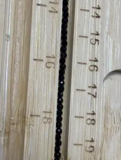 天然石 ブラックスピネル ネックレス メンズ レディース ブラックダイヤ風