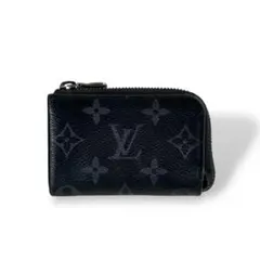 ルイヴィトン　コインケース　ポルトモネ　ジュール　モノグラム　エクリプス　黒