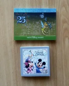 東京ディズニーリゾート 25周年記念グッズ　メモ帳　2点
