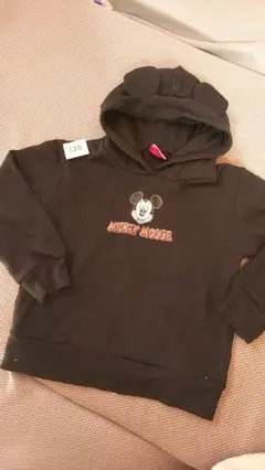 ミッキー美品なりきりパーカー黒