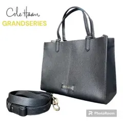 極美品cole haan grand series 2way Black レザー
