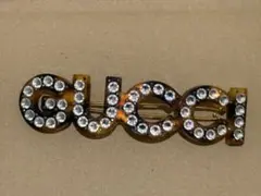 GUCCI ネイビー デニム風 ヘアバンド - メルカリ