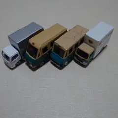 ヤマト運輸 ミニカー4台セット 非売品 部品欠品あり ジャンク扱い