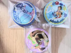 ディズニー　刺繍缶バッジ3点まとめ販売のサムネイル