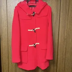 赤 ダッフルコート