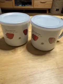 ホーローキーピングマグポット　 保存容器 2個セットのサムネイル