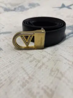 【美品】Valentino ベルト ゴールドバックル ブラックのサムネイル