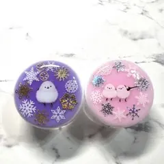 7206☆ シマエナガ クリームケース 5ml レジン ヘラ付 - メルカリ