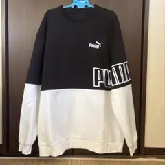 PUMA バイカラー スウェット トレーナー
