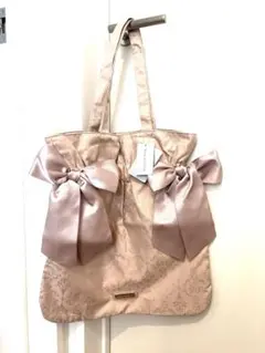 Maison de FLEUR ダブルリボントートバッグ