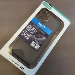 iPhone17 ソフトケース メタリックブラウン ELECOM