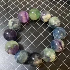 超大玉‼️エンジェルフェザーインフローライト天然石ブレスレット