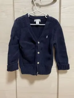 ラルフローレン ネイビー カーディガン 18M