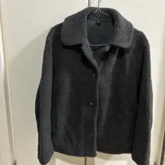 ダークグレー フリースジャケット