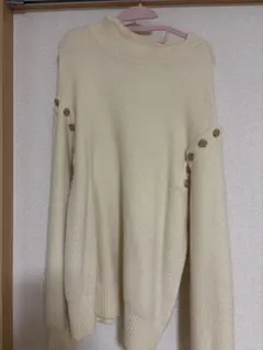 SNIDEL アイボリー 長袖ニットセーター スカートセット