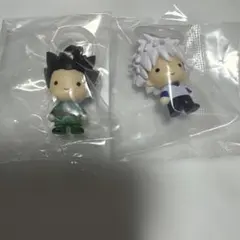HUNTER×HUNTER ガチャ　めじるしアクセサリー　ゴン　キルア