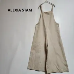 ALEXIA STAM ジグザグステッチサロペット　オーバーオール