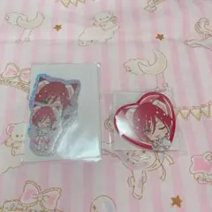あんスタ ナンジャ ステッカー 缶バッジ 逆先夏目