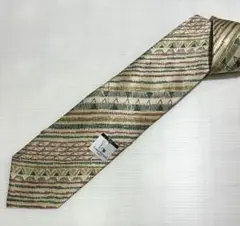 LouisFerand 幾何学模様 シルクネクタイ