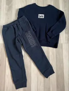 【110】 CHUMS⭐︎Lee⭐︎セット‼︎裏起毛スウェットパンツと裏毛トレーナー