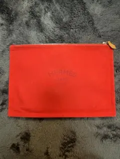 HERMES ロゴ入りバスタオル オレンジネイビー - メルカリ