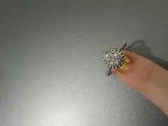 エテeteハートシェイププラチナリングダイヤ0.310ct☆11号G173 - メルカリ