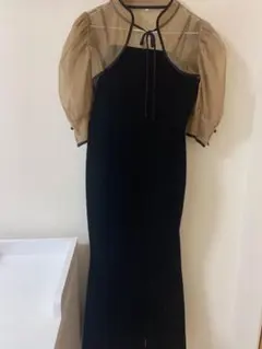 LEJA 花柄ボレロマーメイドワンピース