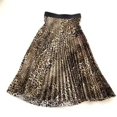 極美品✨洗えます✨Zadig&Voltaire レオパード プリーツスカート