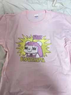 コレサワ　Tシャツ　コレちゃん　ピンク