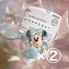 新品未開封 ディズニーキャラクター エンジェルスイング ミニー 2個セット