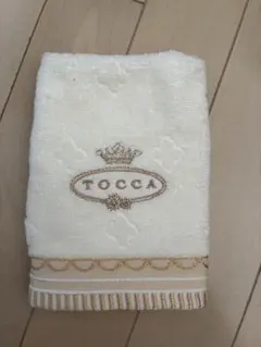 TOCCA ハンドタオル　ホワイト ゴールド刺繍のサムネイル