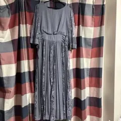 GIRL パーティードレス　レース　シフォン　プリーツ　オケージョン　ワンピース