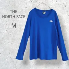 【THE NORTH FACE】　ロングスリーブTシャツ　ロゴプリント　キャンプ