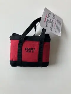 TRADER JOE'S ミニトートバッグ　エコバッグ　 レッド