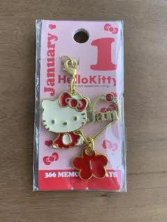 ② Hello Kitty 366 Memorial Days ストラップ 1月
