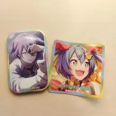 プロセカ    ワンダショ     缶バッチ＆シール