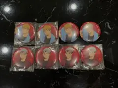 アニメキャラクター 缶バッジ 8個セット