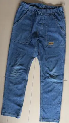 KPボーイ　デニムブルー ストレートパンツ